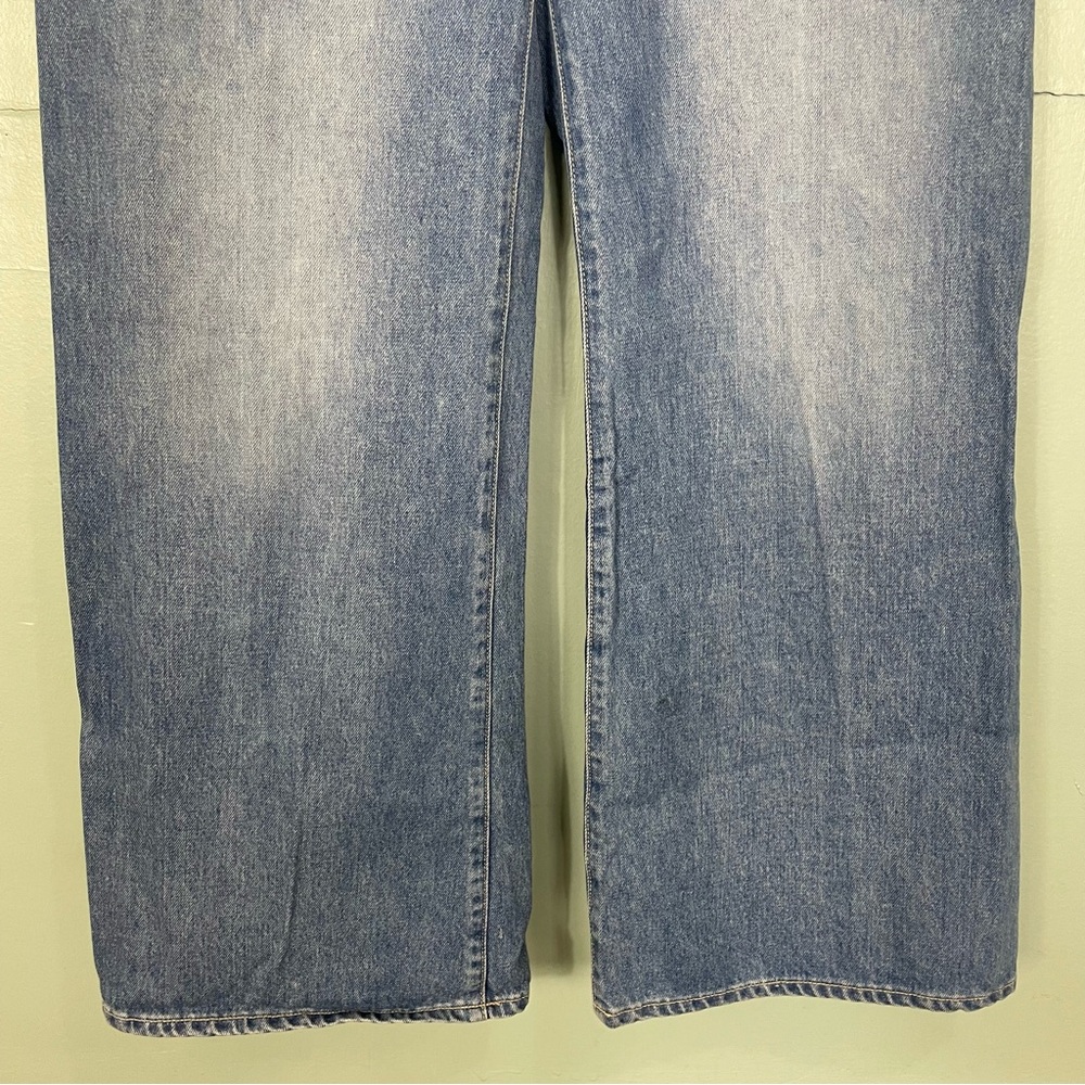 Veronica Beard Jeans Grant Wide Leg Extra High Rise Blue Women Sz 29 Loose - Picture 4 of 11